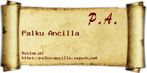 Palku Ancilla névjegykártya